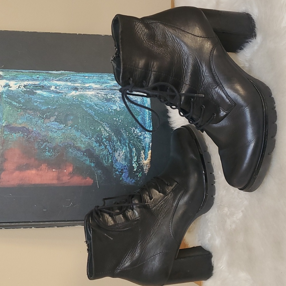 Paul Green Black Ankle Boots